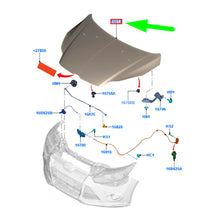 Load image into Gallery viewer, Body Parts DK5252310 P8A69A16610AB 1774791 1711171 1526367 for Ford Fiesta Engine Hoods for Ford Fiesta 09-12