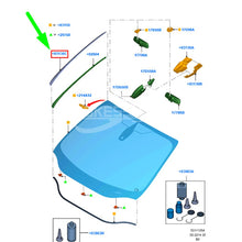 Load image into Gallery viewer, BM51A03194AD BM51A03194AC Car Wind Deflector Right Windshield Molding Outer Trim Pillar For Ford Focus 2012 2015