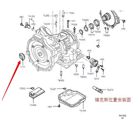 Car Oil Seal for Focus Engine Output Shaft Qil Seals 3S4P7H260AA 4508467 3S4Z1177AA