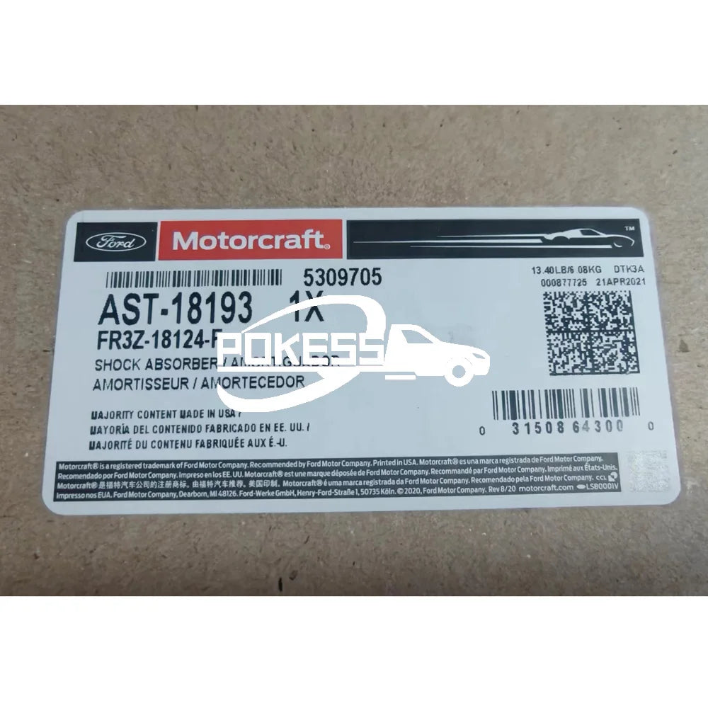 Genuine Ford Parts FR3Z18124F Original US American Auto Suspension Front Shock Absorber for Ford Mustang 2015