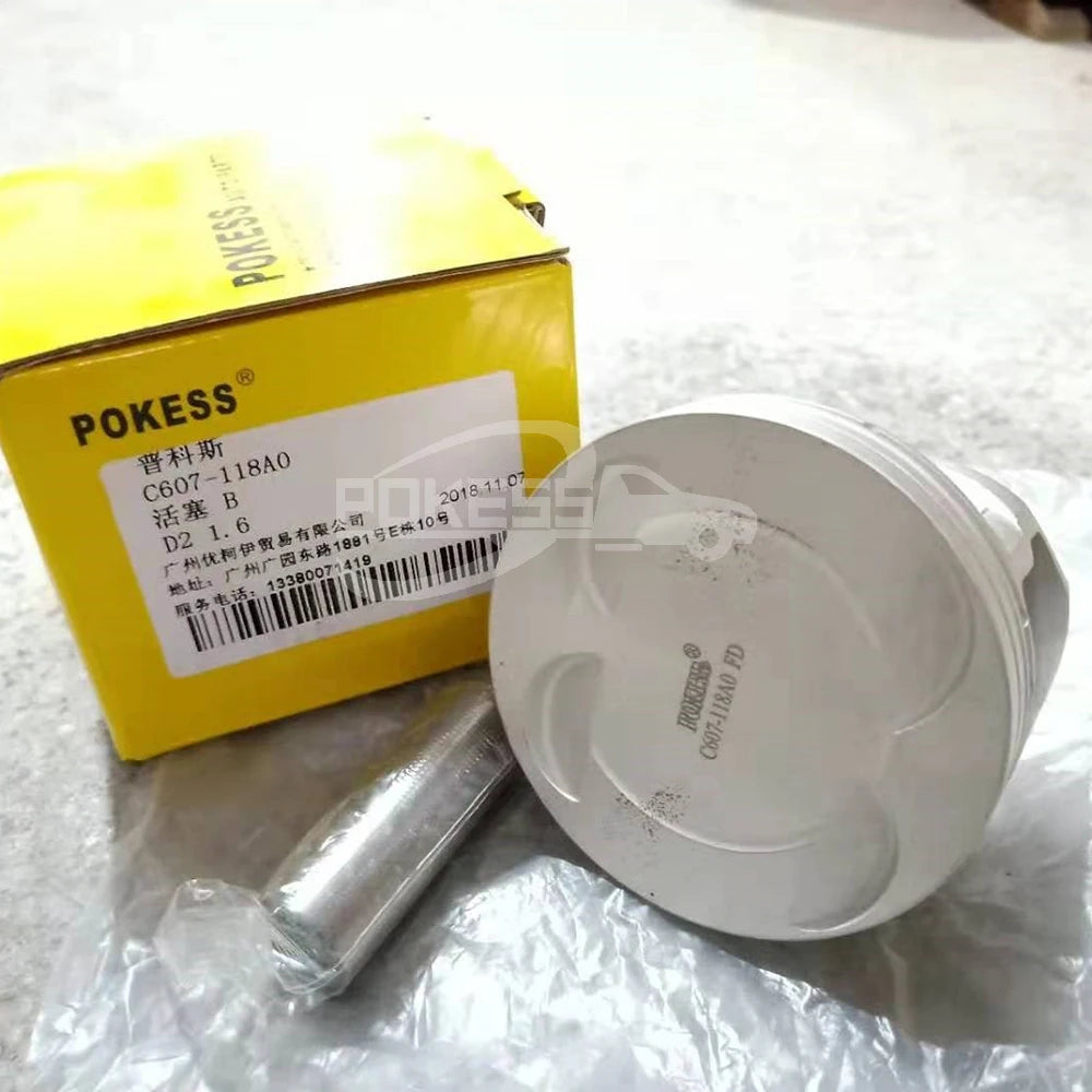 Parts Engines C60711YA0 C60611YA0  Pistons Diesel Engine Piston and Piston Ring for Ford Focus 1.6
