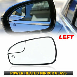 POKESS Parts DS7Z17K707F DS7317T675BD Left Rear View Mirror Glass for Ford Fusion 2013
