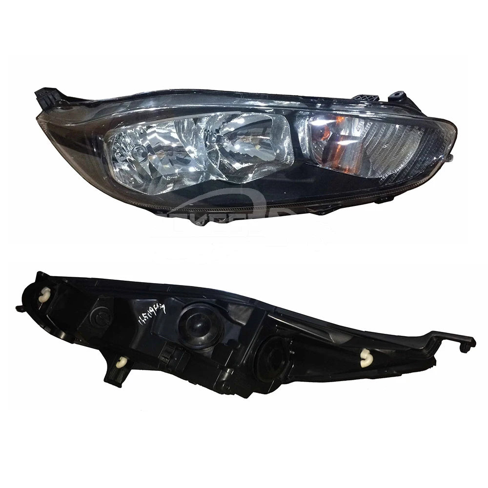 Auto Headlight DA1D51040C DA1D51040A Ford Fiesta 2013 Left Black Headlight