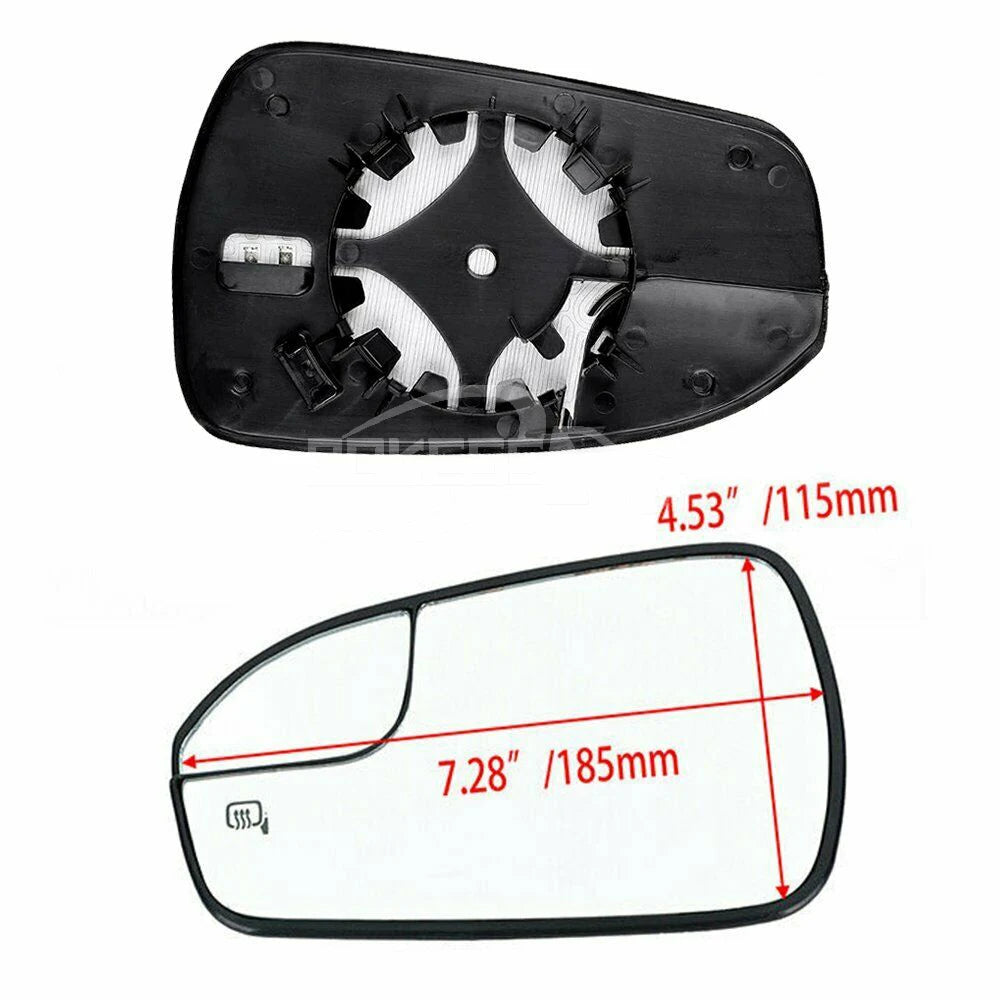 POKESS Parts DS7Z17K707B DS7317K707BE Right Rear View Mirror Glass for Ford Fusion 2013