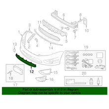 Load image into Gallery viewer, AE5Z17K945A 4954510 AE5317K945AA Front Bumper Lower Grille Bright Strip for Fusion/Milan/Zephyr 2006-2012/MKZ DE 2007-2012