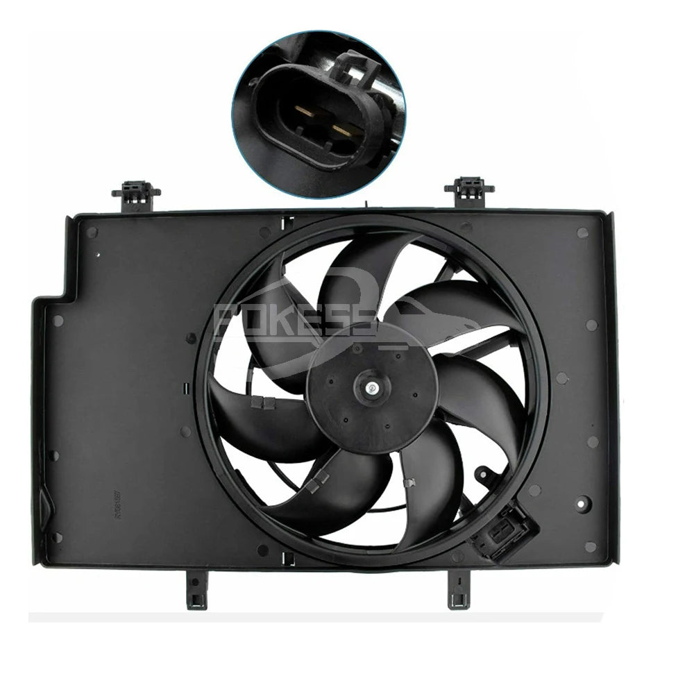 C1B18C607FA C1B18C607FC 1557574 8V518C607EF C1B18C607FB Radiator Cooling Fan Assembly for Ford Ecosport/Fiesta 13/1.0/1.5