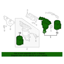 Load image into Gallery viewer, Engine Parts F2GZ5G232A F2GZ-5G232-A Three Way Catalytic Converter With Integrated Exhaust Manifold for Ford Edge 15-18