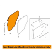 Load image into Gallery viewer, Factory Car Accessories Door Rubber BB5Z7825325B BB5Z7825325A BB5Z7825324B Rear Interior Door Weatherstripping for Ford Explorer