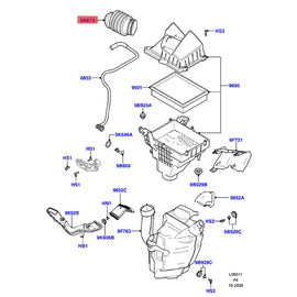 AIR FILTER INTAKE HOSE FITS for FORD Focus C-Max Focus MK2 7M519A673LC