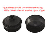 Auto High Quality Plastic Black Diesel Oil Filter Housing 2S7Q6766AA 2S7Q-6766-AA for Transit Mondeo Jaguar X-Type