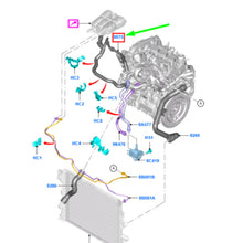 Load image into Gallery viewer, For Ford Focus MK4 1.0T 2015 RHD Coolant Hose Pipe Line Tube DV61-8C351-VE DV6Z-8075-F 1880490 1927611 2012509 14434561
