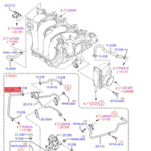 Load image into Gallery viewer, 1370A EMISSION CONTROL SYSTEM (INLET SIDE) For Ford Fiesta MK6 Mazda 2 ZJ3813539 ZJ38-13-539