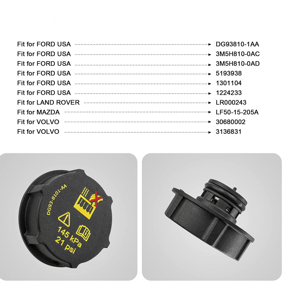 Radiator Coolant Overflow Expansion Tank Bottle for ford Focus MK2 Mazda 3 2004-12 5M5H8K218AA 3M5H-8K218-AJ