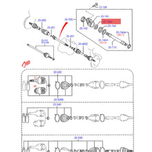 Load image into Gallery viewer, for ford FIESTA MK6 EDGE 2007-15 Mazda 3 5 Ball Bearing Front Joint Shaft w/o skyactiv G56925155 GG3025155