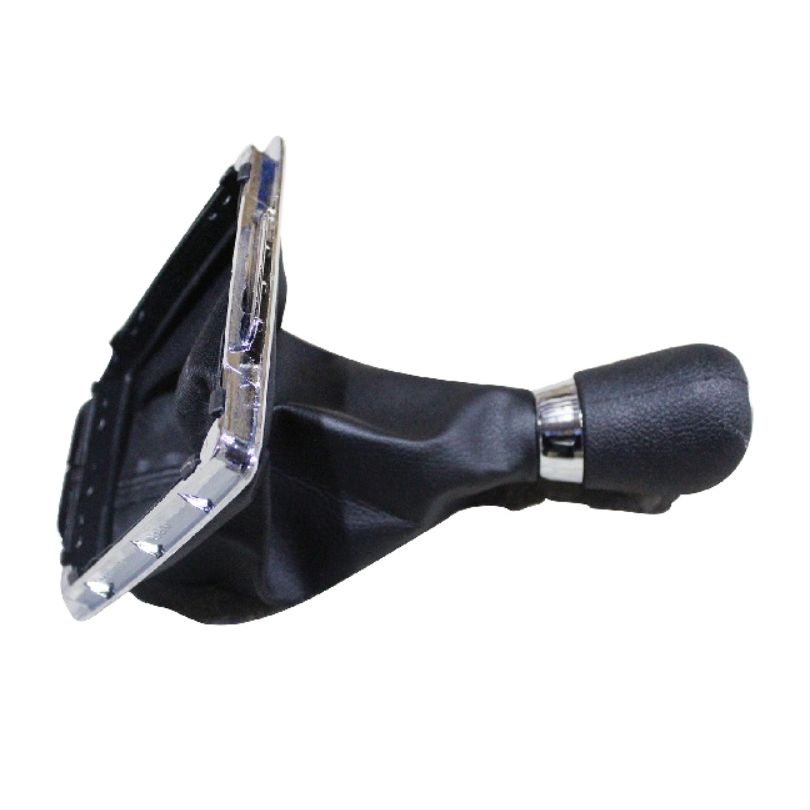 5 Speed MT Car Gear Shift Knob Lever Shifter Gaiter Boot Cover fit for ford focus mk2 II 2011 2010 2009 black silvery