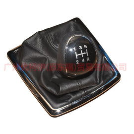7M5R7H409AKA Shift lever handball with dust jacket black For Ford Focus BF 07-09