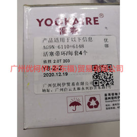 AG9E6K100AB1 Piston with rings/set of 4 For Ford wins DF 07-10