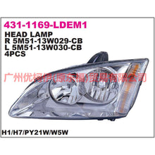 Load image into Gallery viewer, 5M5113W030CF Headlight L White A For Ford Focus BF 05-06