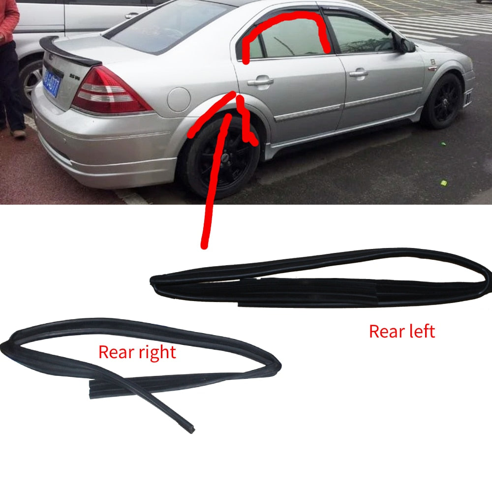 Rear left &amp; right door glass mud tank for ford mondeo mk3 2004-2007 1S71F25825AH
