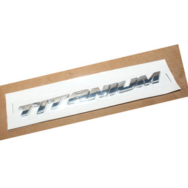 Car Trunk Chrome Badge Decal Emblem Letters Sticker TITANIUM Fit for Ford KUGE DS73-16702-KA