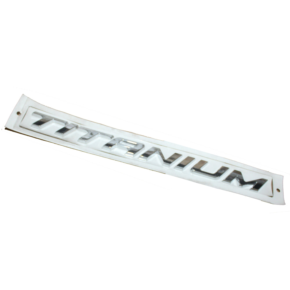 Universal Car Trunk Chrome Badge Decal Emblem Letters Sticker TITANIUM Fit for Ford EDGE MK3 MK4 2015-2018 FK7B-R42528-DA