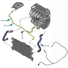 Load image into Gallery viewer, wholesale 10 pcs/lot Radiator Water tank backwater long hose long hose For Ford focus 2012 2014 2.0 BV618K012KF